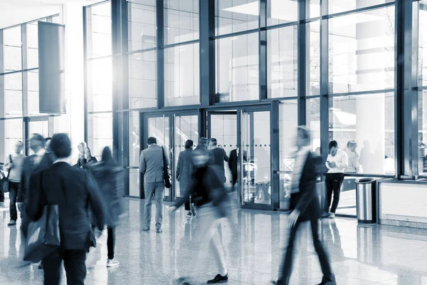 Onthoud Mensen Lobby Van Een Modern Businesscentrum — Stockfoto