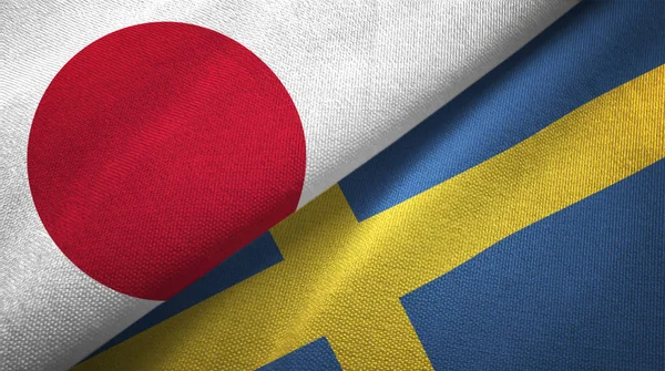 Япония Швеция Объединяют Текстильную Ткань Текстуру Ткани — стоковое фото