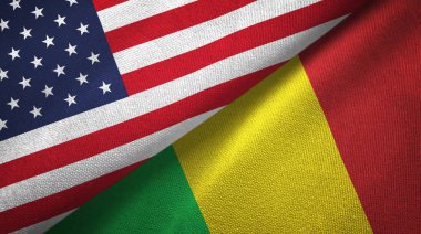 Birleşik Devletler ve Mali bayrakları bir arada