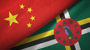 Çin ve Dominica 'nın bayrakları birleşti