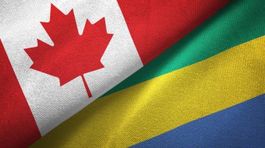 Kanada ve Gabon bayrakları bir arada