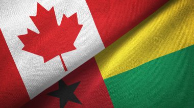 Kanada ve Gine-Bissau bayrakları bir arada