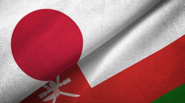 Japonya ve Umman iki bayrakları birleştirdi.