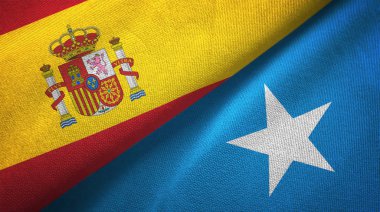 İspanya ve Somali bayrakları bir arada