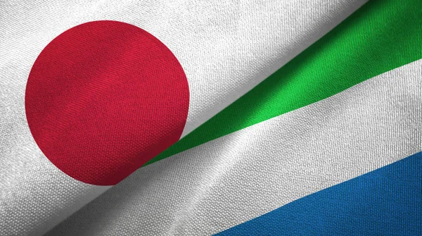 Japonya ve Sierra Leone bayrakları birleştirdiler.