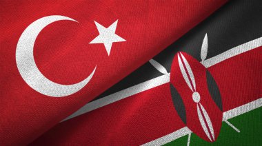 Türkiye ve Kenya bayrakları bir arada