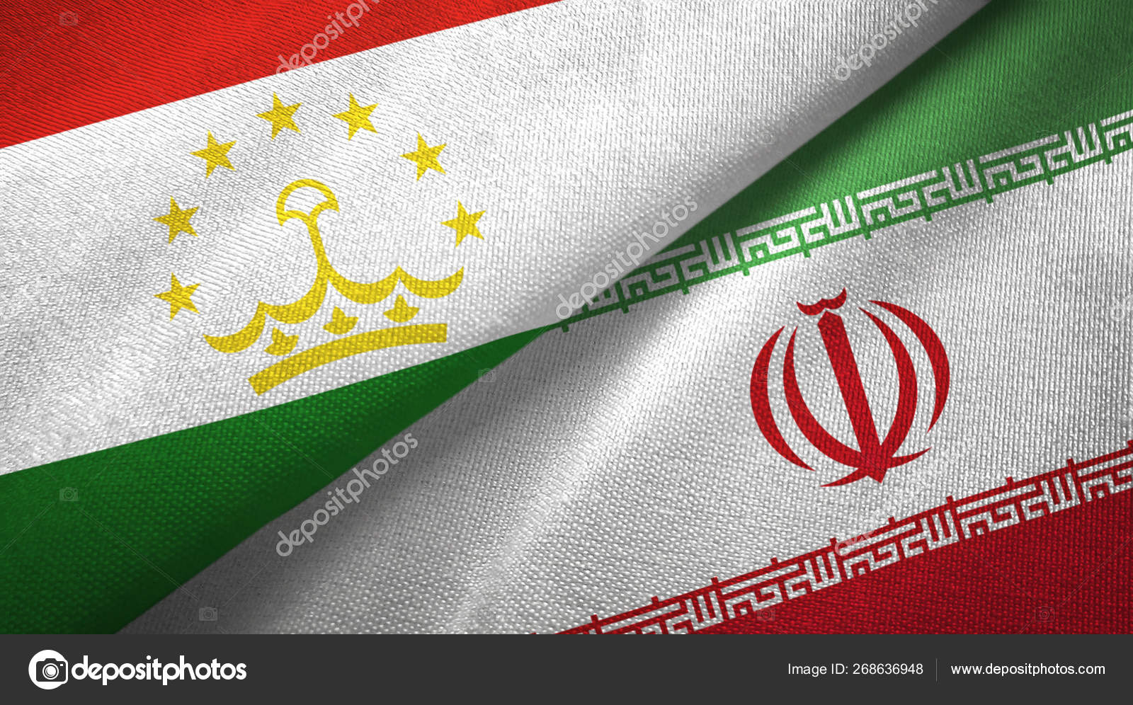 Флаг ирана и таджикистана Флаг ирана и таджикистана