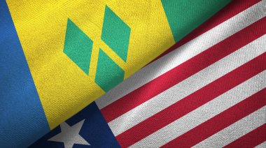 Saint Vincent ve Grenadinler ve Liberya iki bayrak