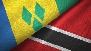 Saint Vincent ve Grenadinler ve Trinidad ve Tobago iki bayrak