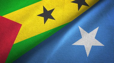 Sao Tome ve Principe ve Somali iki bayrak