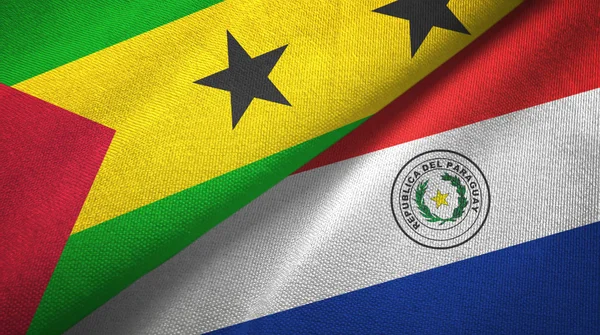 Sao Tome ve Principe ve Paraguay iki bayrak