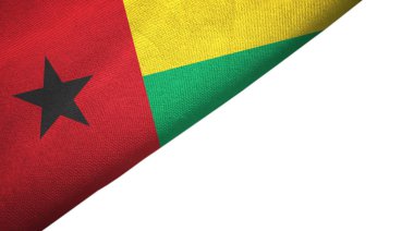 Gine-Bissau bayrağı boş kopya alanı ile sol tarafında
