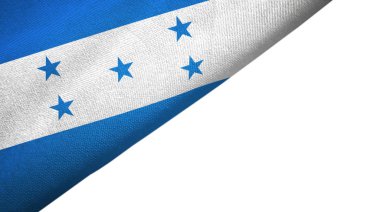 Boş kopyalama alanı ile Honduras bayrağı sol tarafı