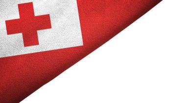 Boş kopyalama alanı ile sol tarafta Tonga bayrağı