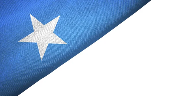 Somalia flag left side with blank copy space — Stock Photo, Image