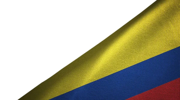 Bandera Colombia lado derecho con espacio de copia en blanco —  Fotos de Stock