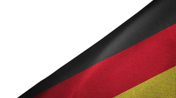 Deutschland-Fahne rechts mit Leerzeichen — Stockfoto
