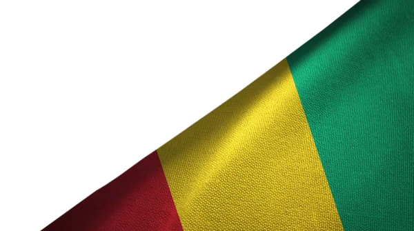 Bandiera Guinea lato destro con spazio di copia vuoto — Foto Stock