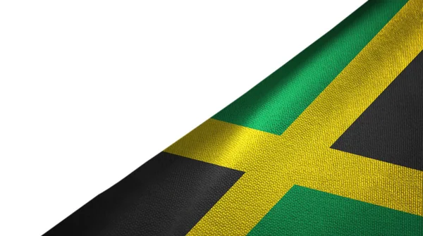 Bandera Jamaica derecha con espacio en blanco para copiar —  Fotos de Stock