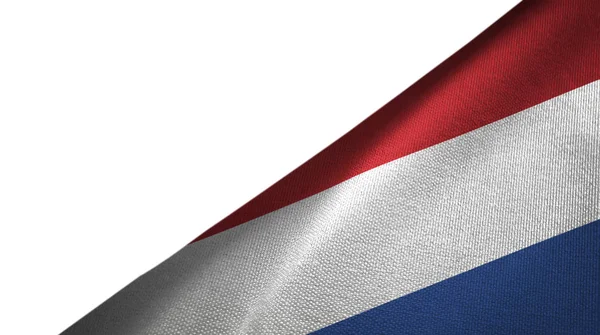 Bandeira da Holanda lado direito com espaço em branco — Fotografia de Stock