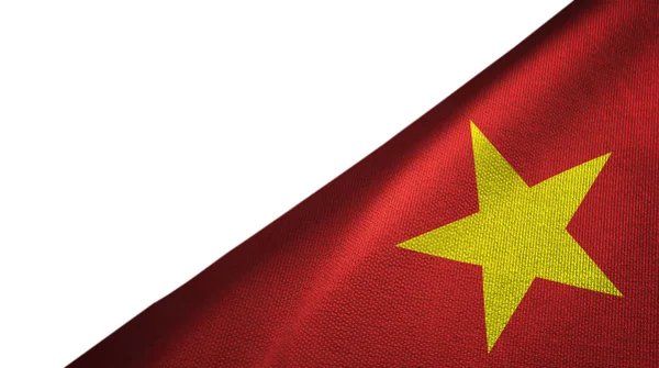 Bandera de Vietnam lado derecho con espacio de copia en blanco —  Fotos de Stock