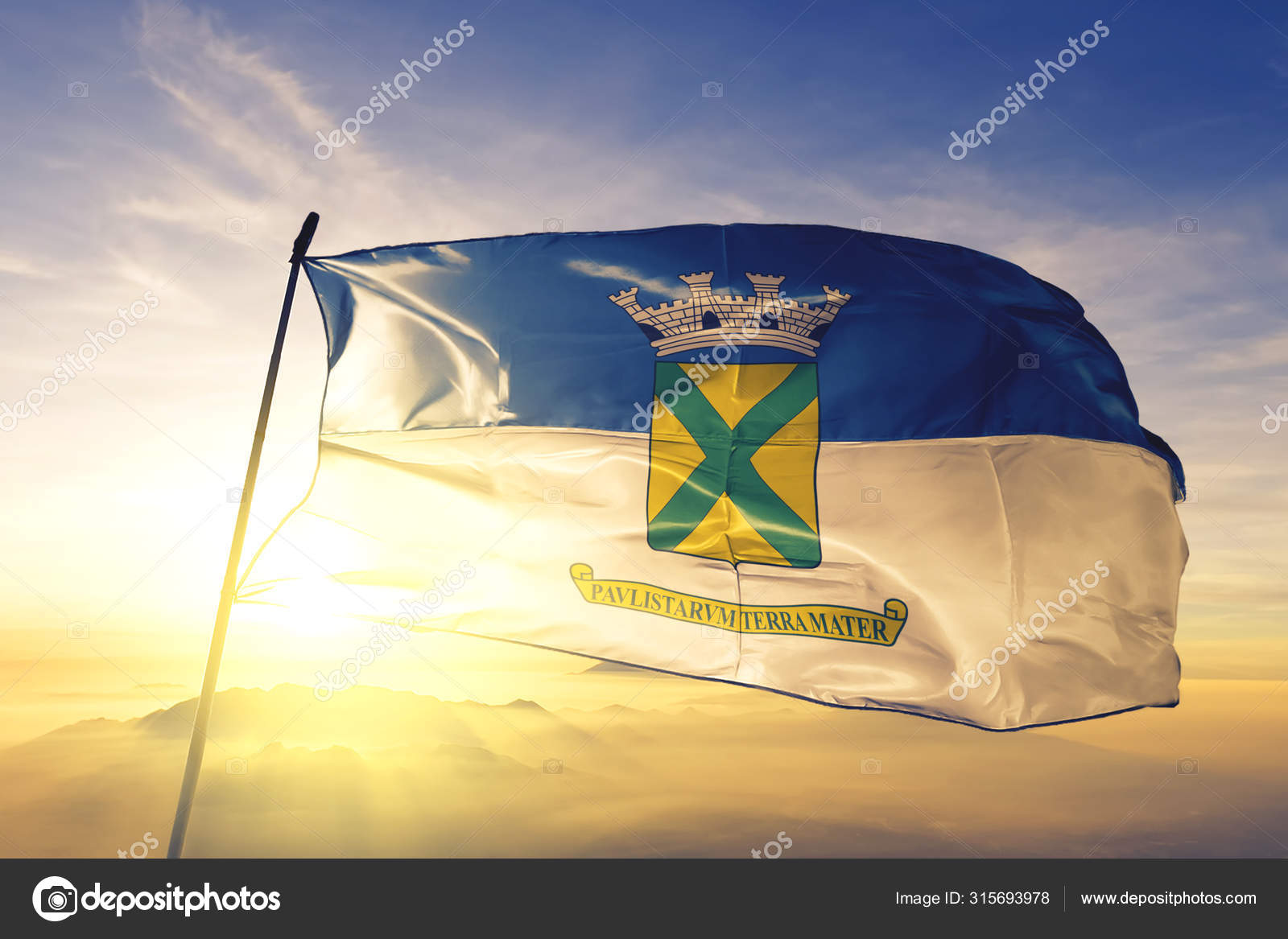 Bandeira Do Pião Santo Padroeiro Santo-da-índia Imagem de Stock - Imagem de  inglês, santo: 201672915