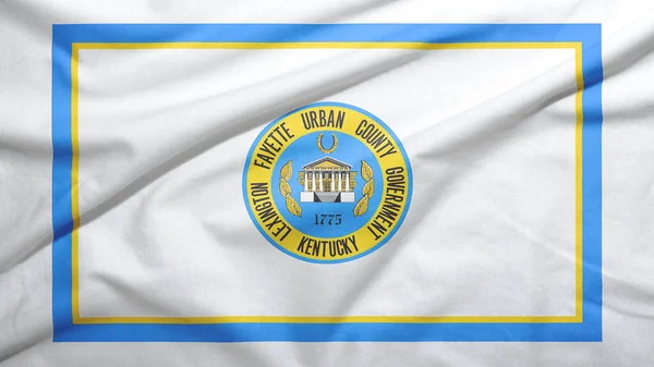 Lexington Kentucky United States Vlajka Textilním Pozadí — Stock fotografie