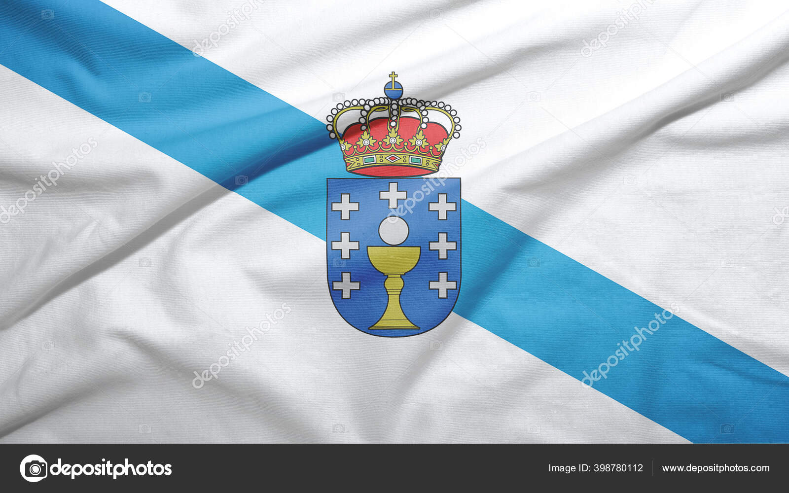 Bandera De Galicia - España Fotos, retratos, imágenes y fotografía de  archivo libres de derecho. Image 9533655