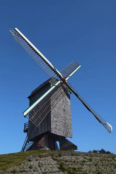 Ancien Moulin Vent Ardennes Flamandes Belgique — Photo