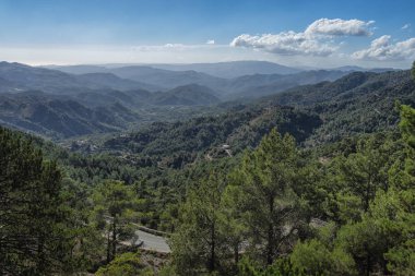 Resim üst dağ manzara genel bakış.