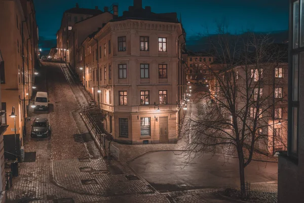 Прекрасный вид с улиц Стокгольма . — стоковое фото