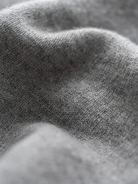 Image of Soft gray fabric with selective focus and back light