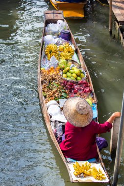 damnoen saduak yüzen Pazar içinde ratchaburi yakın bangkok, Tayland