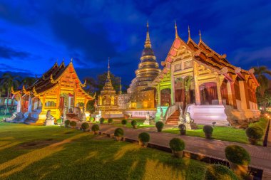 Wat Phra Sing Tapınağı Chiang Mai Bölgesi, Tayland
