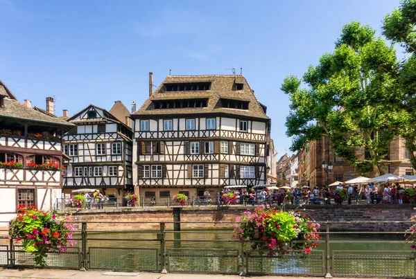 Traditional Colorful Houses Petite France Strasbourg Alsace France — Stock Photo, Image