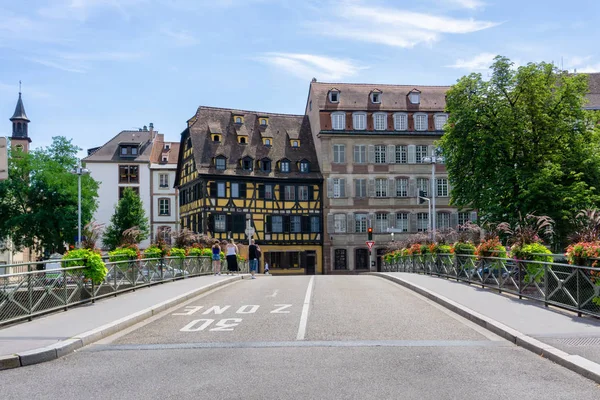 Traditional Colorful Houses Petite France Strasbourg Alsace France — Stock Photo, Image