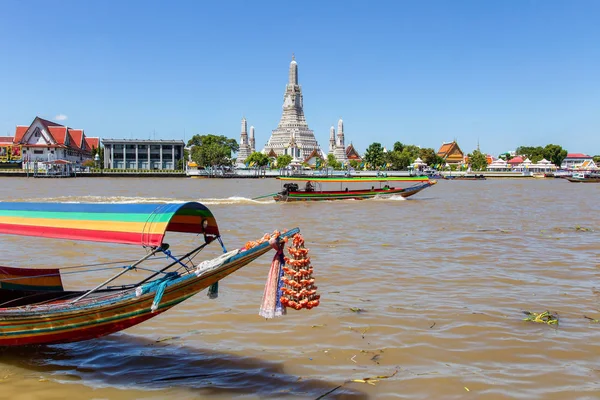 Wat Arun Nagy Mérföldkő Város Bangkok Thaiföld — Stock Fotó