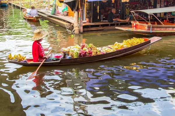 Damnoen Saduak Mercado Flotante Ratchaburi Cerca Bangkok Tailandia —  Fotos de Stock