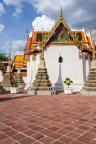 Wat Pho Ναός Wat Phra Chetuphon Στην Μπανγκόκ — Φωτογραφία Αρχείου