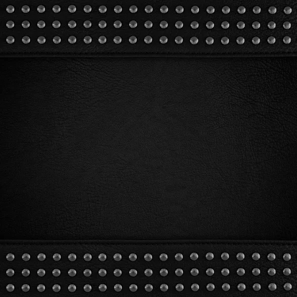 Black Leather Texture Dark Rough Pattern Background — Stock Photo, Image