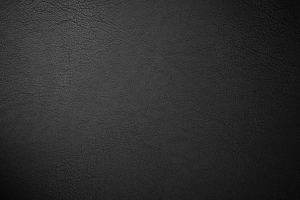 Texture Pelle Nera Sfondo Scuro Modello Ruvido — Foto Stock