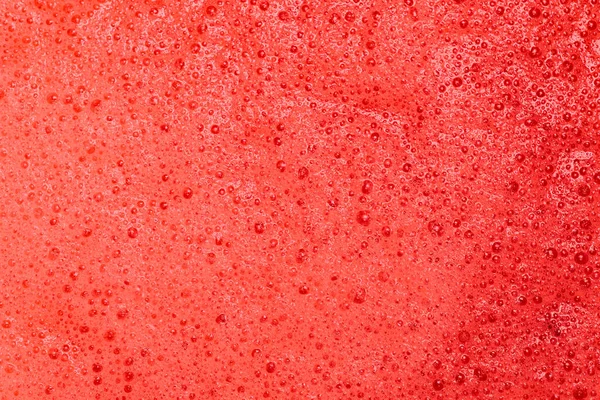 Textura Orgánica Batido Vegetal Fondo Natural Rojo Con Espuma Burbujas Imagen de archivo