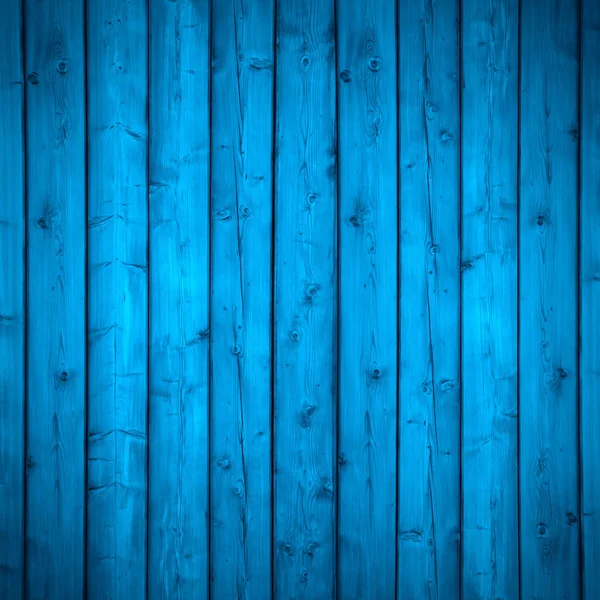 Natural Pattern Wooden Texture Blue Planks Background Stock Picture