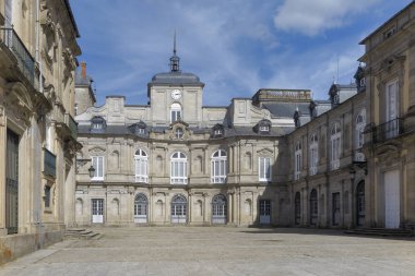 de la herradura avlusu la granja royal palace de san ettiler il Segovia, İspanya'nın