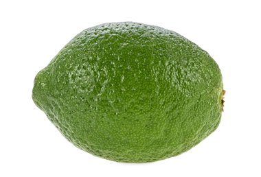 Beyaz bir arka plan üzerinde izole limon