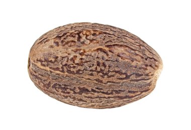 Beyaz bir arka plan üzerinde izole küçük hindistan cevizi