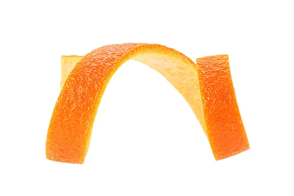 Huden Orange Isolerad Vit Bakgrund — Stockfoto
