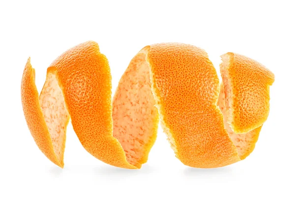 Skin Fresh Grapefruit Isolated White Background — Stock Photo, Image