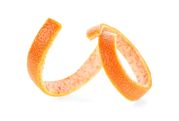 Grapefruit Héja Fehér Háttér — Stock Fotó