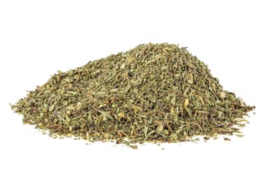 Doğal Provence otlar beyaz bir arka plan üzerinde kurutulmuş